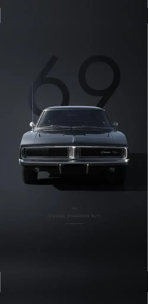 69 Car A4 Poster 